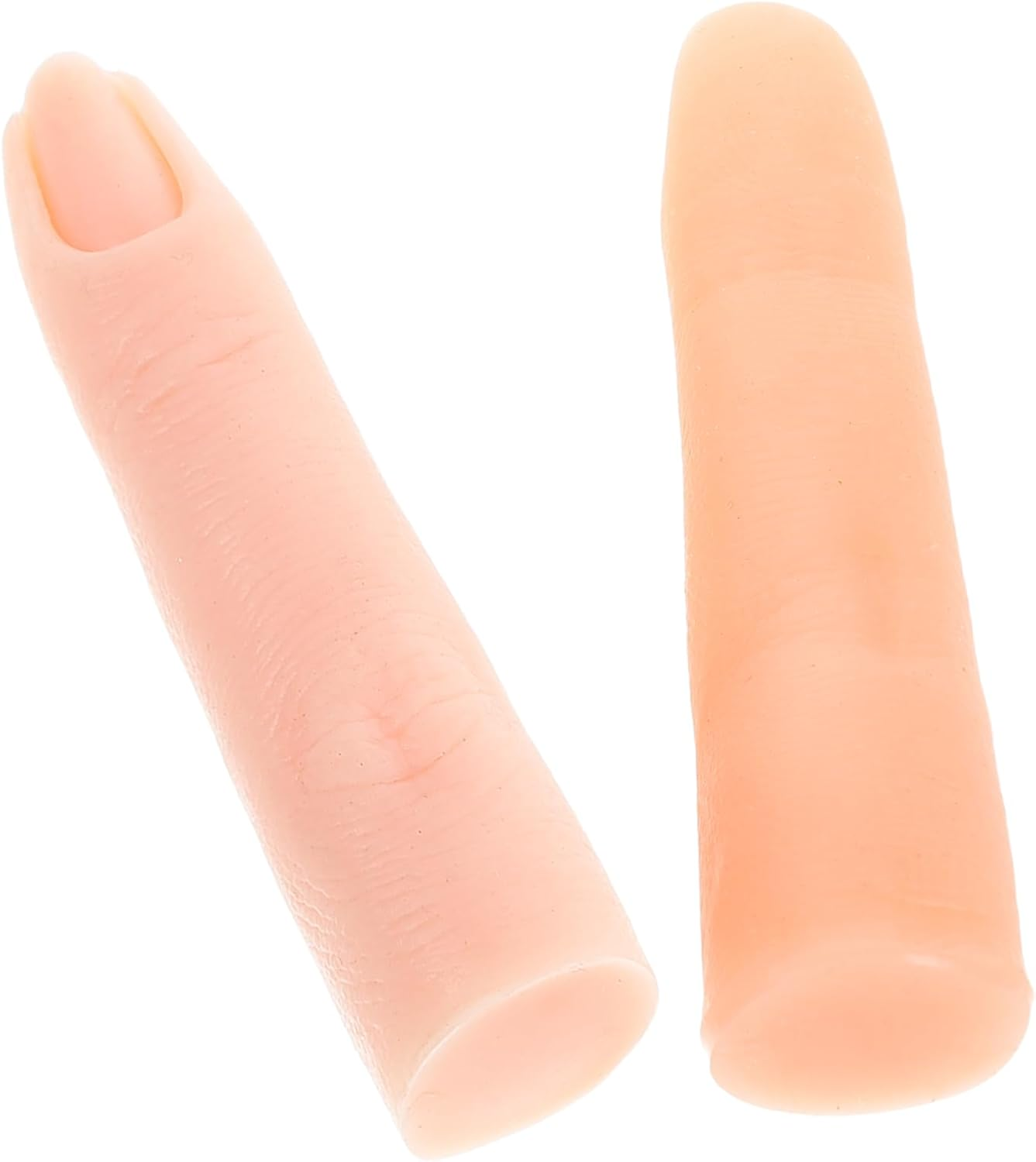 2Pcs Flexible Silicone Nail Training Fingers Realistic Practice Hand for Manicure Training Durable Sturdy for Home and Salon Use Includes Deep Tones image number 3