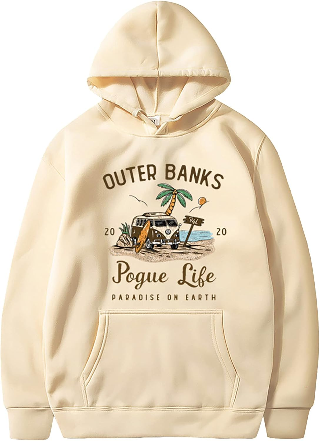 Outer Banks Pogue Life Hoodie Unisex Sweatshirt Pullover Hip Hop Hoodie Couples Casual with Pocket Sweatshirt