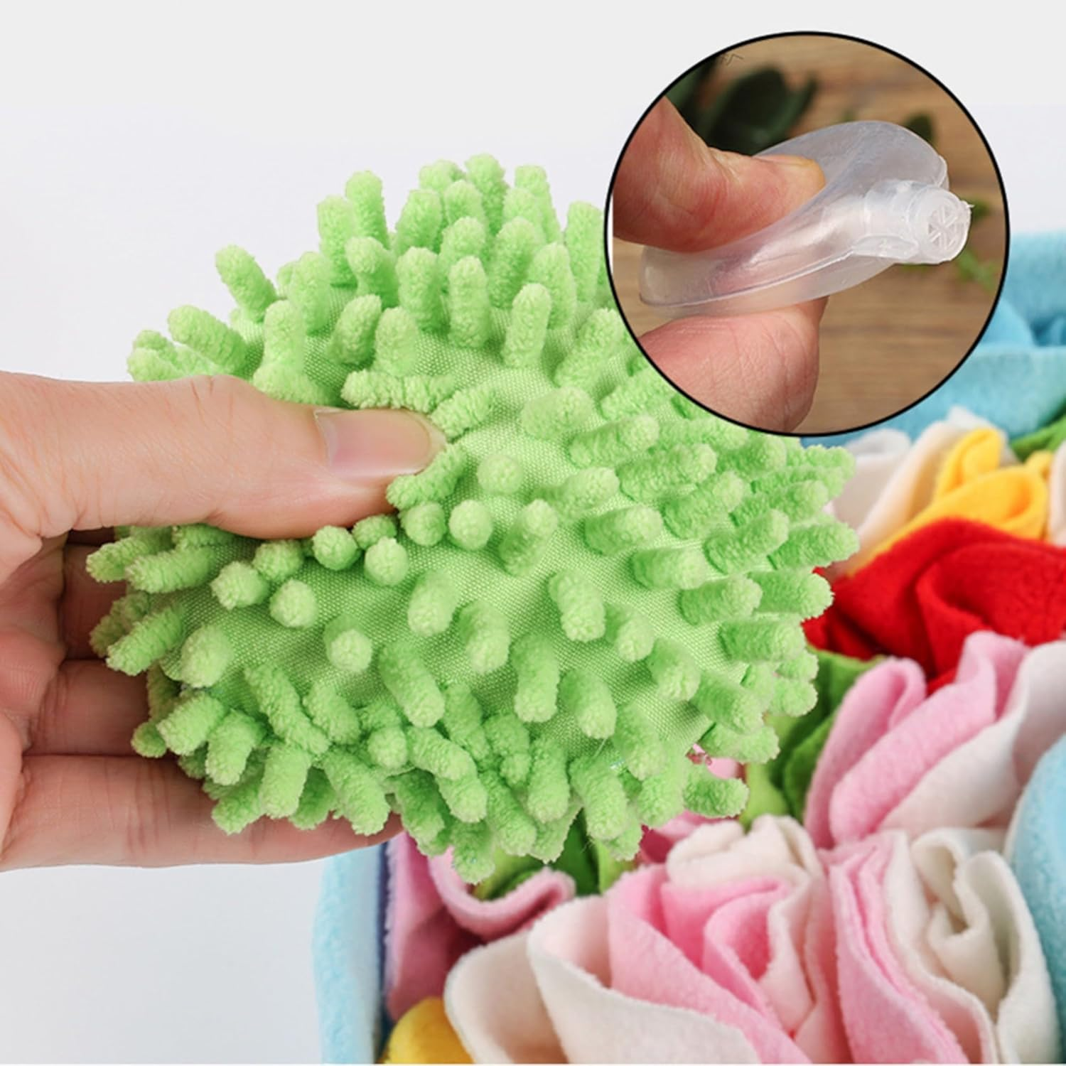 ROY Sniffing Rug for Dogs, Feeding Mat for Slow Feeding, Puppy Training Mat, Dog Sniffing Mat, Intelligence Toy for Dogs - Dog Game Training Mat image number 2