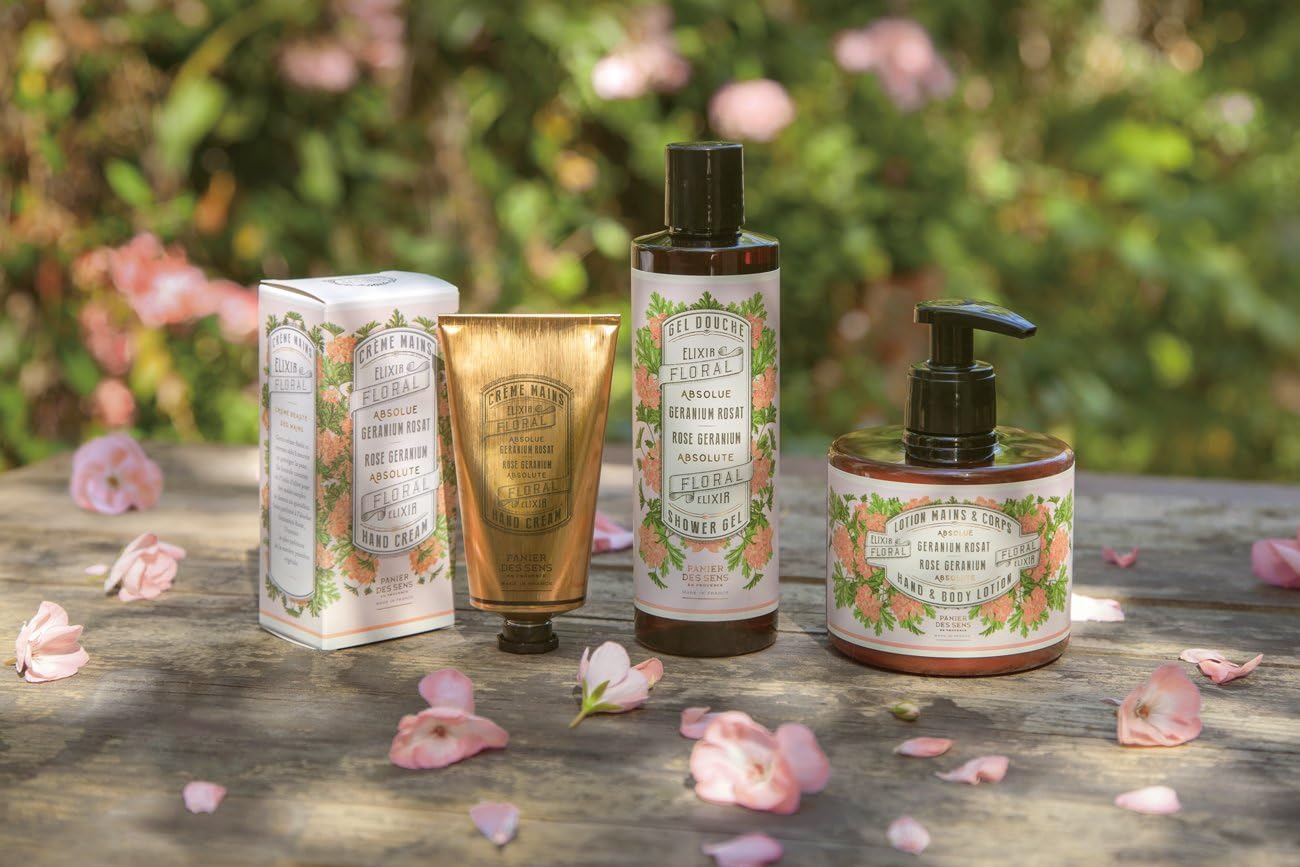 Panierdessens Hand Cream, 2.5 Fl Oz (75 Ml), Rose Geranium (France, Moisturizing, Boxed), Present, Gift, for Women, Men, Popular, Thank You, Return, Farewell, Birthday, Mother'S Day image number 4