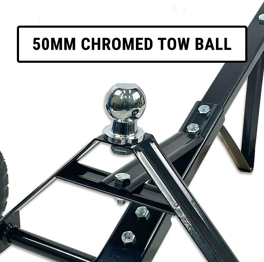 Trailer Dolly 600Lbs 270Kg Utility Camper Steel Hand Dolly Wheel Tow Mover Boat