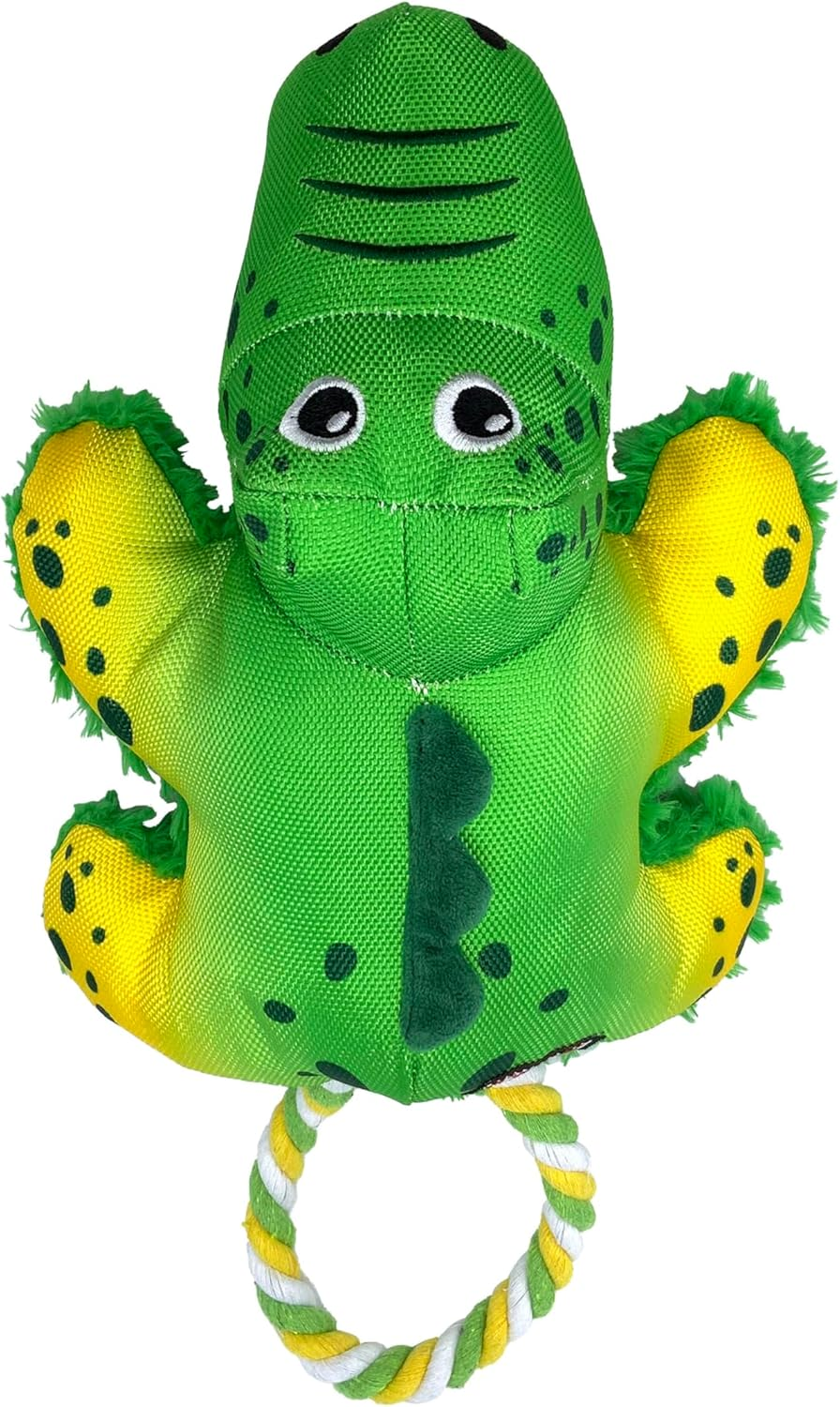 KONG Cozie Tuggz Alligator - Plush Dog Toy - for Small/Medium Dogs image number 2