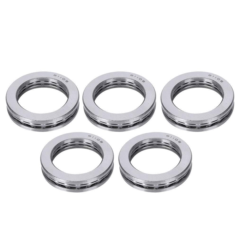 5Pcs Axial Thrust Ball Bearing High Accuracy Plane Pressure Industrial Accessories 51109 image number 5