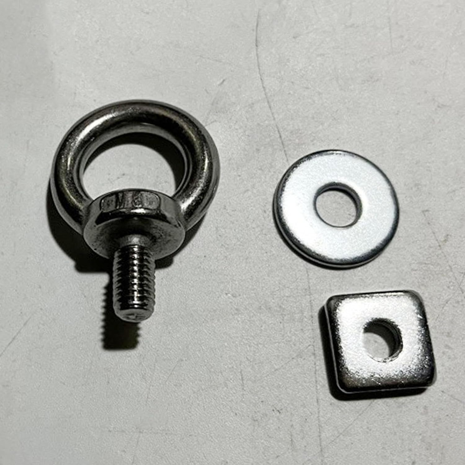 Okiyakusama 4 Pieces Stainless Steel Roof Rack T Bolts T Track Mount Tie down Anchor Heavy Duty Eye Bolt for Hooks Ropes Anchoring image number 6