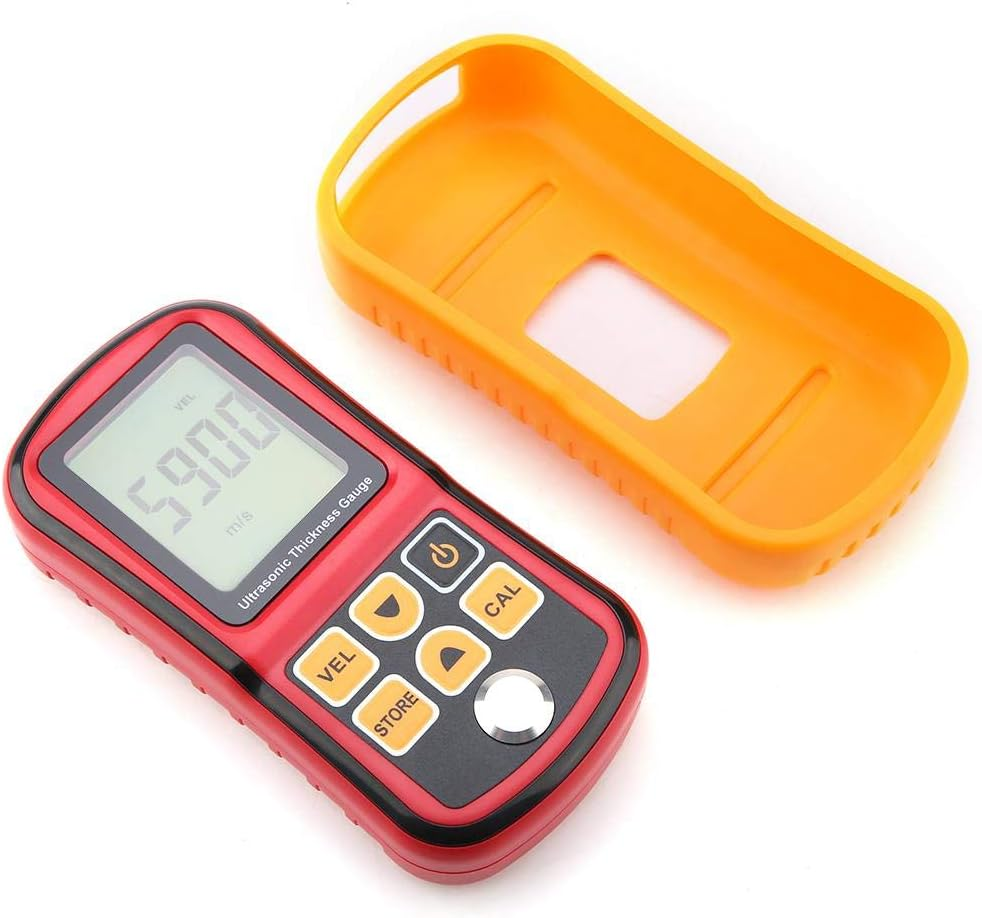 LCD Digital Ultrasonic Thickness GM100 High Precision 1.2-220Mm Steel Width Testing Monitor image number 1