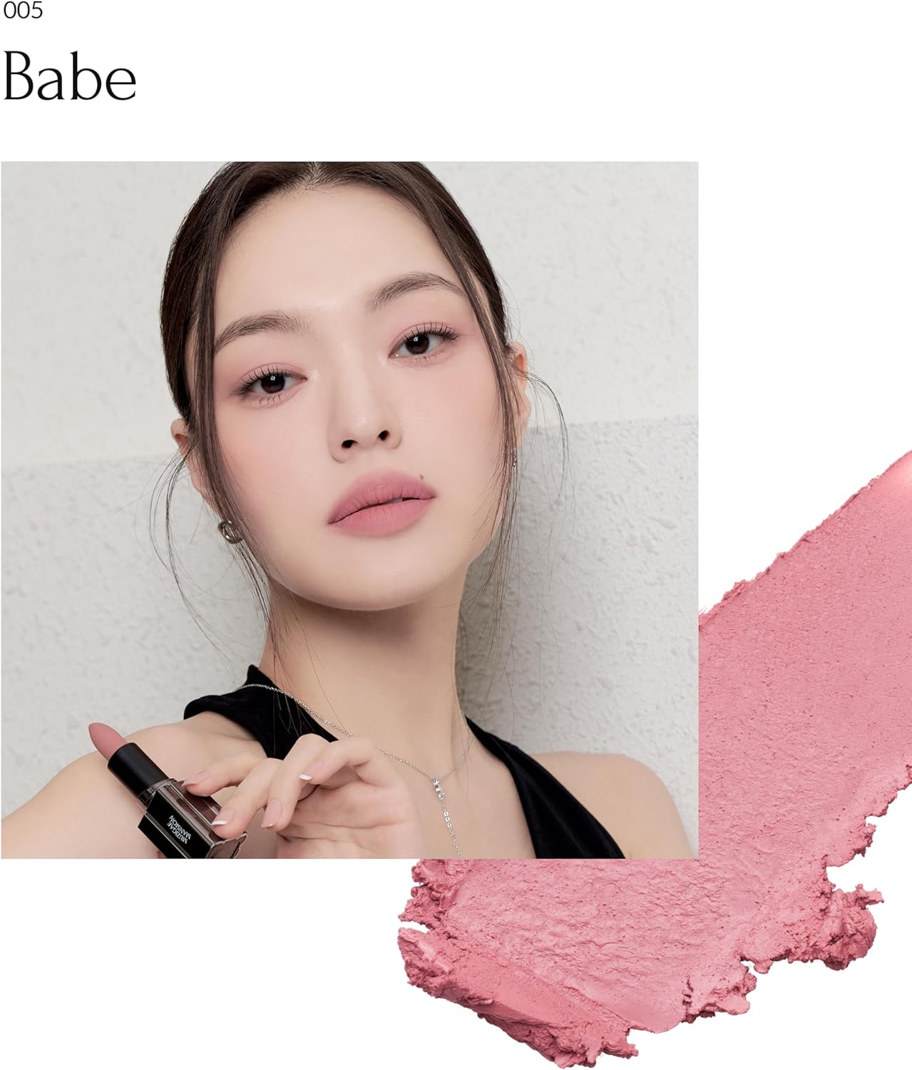 Muzigae Mansion Moodwear Blur Lipstick (Babe) image number 3