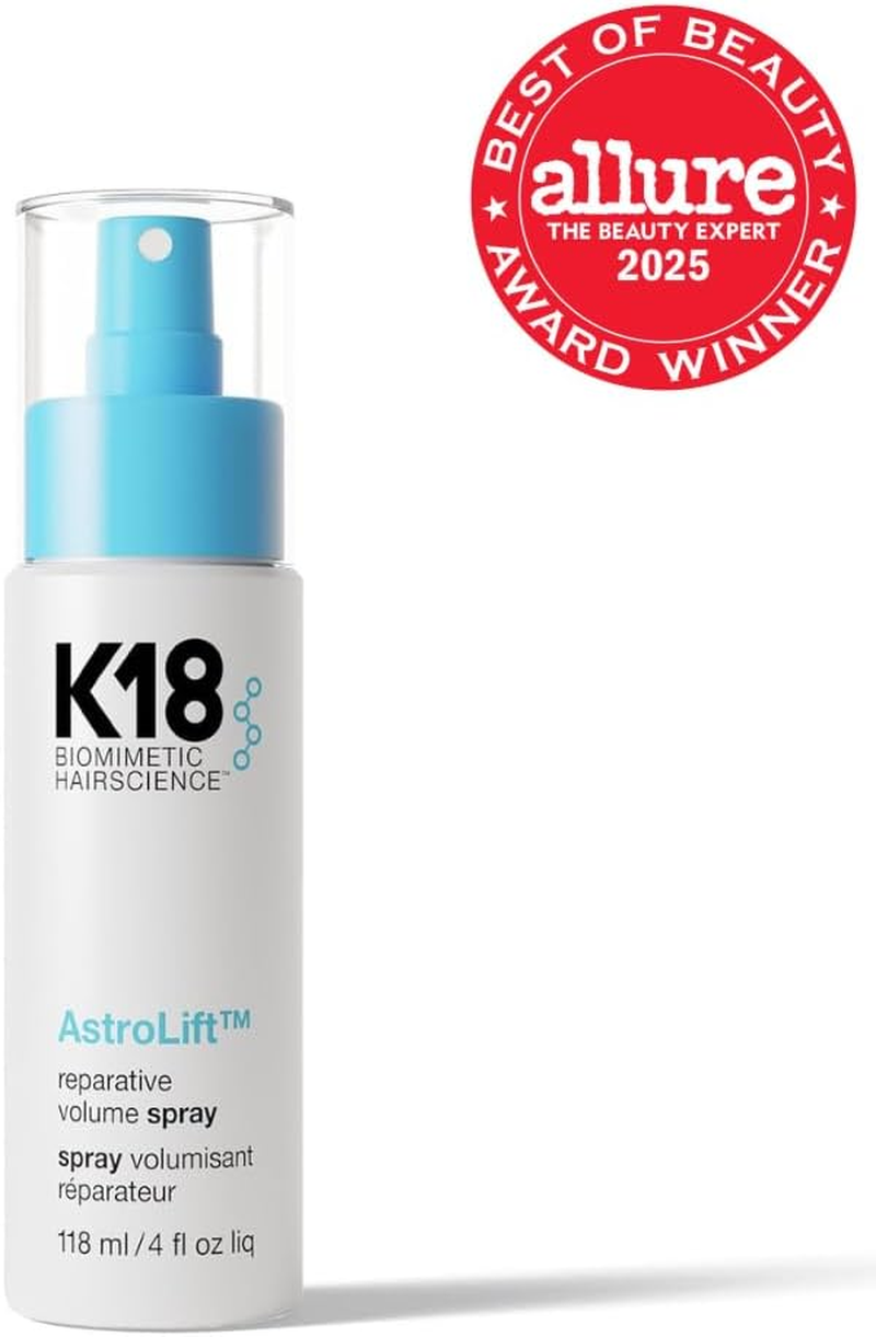 K18 Astrolift Reparative Volume Spray, 2-Day Hair Thickening + Hold for Thin, Fine, Fragile Hair, Non-Sticky, Non-Crunchy, Humidity-Resistant Volumizing Spray, 4 Fl Oz image number 4