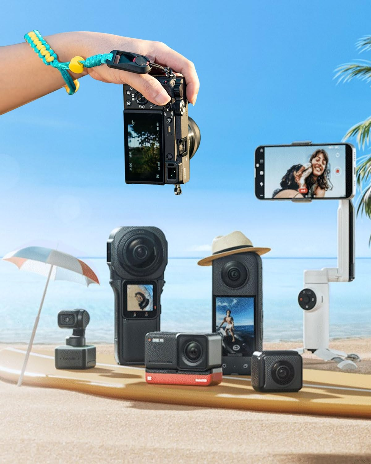 MYGLOAR Camera Strap with Quick Release, Adjustable Wrist Strap, Camera Strap, Adjustable Camera Strap for Various Wrists, Ultralight Paracord Hand Strap for Camera Phones image number 5