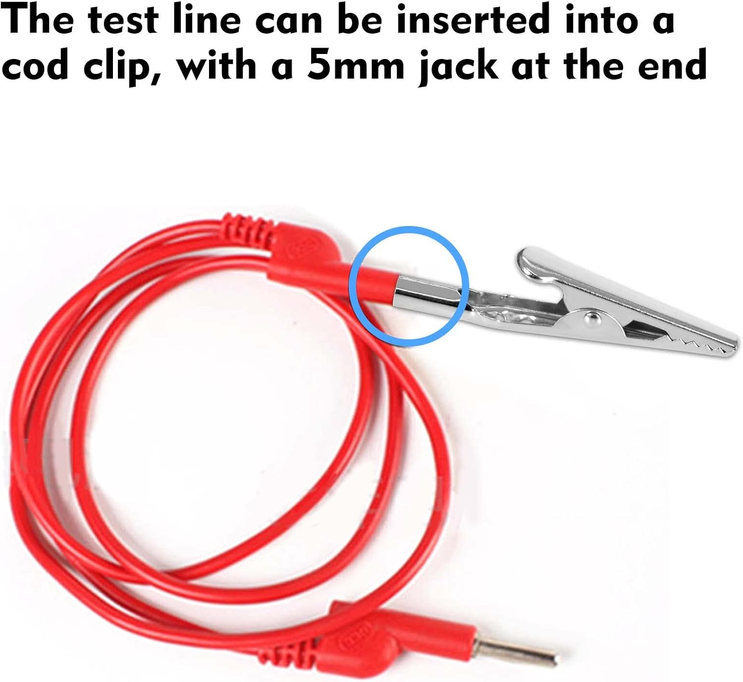 60Pcs Alligator Clips, Electrical Test Cable Crocodile Clips Metal Croc Clip for Laboratory Electric Testing Work, 2" / 50Mm image number 4