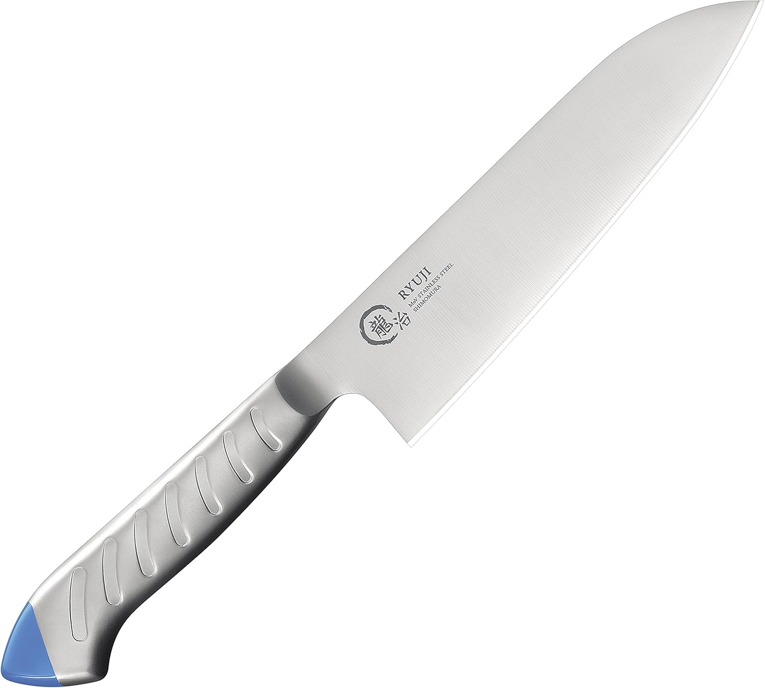 Shimomura Industry RYS-11BL Ryuji Stainless Steel, Made in Japan, Santoku, 6.7 Inches (170 Mm), Blue, Molybdenum, Vanadium Steel, Dishwasher Safe, HACCP Compatible, Made in Niigata, Tsubamesanjo image number 3