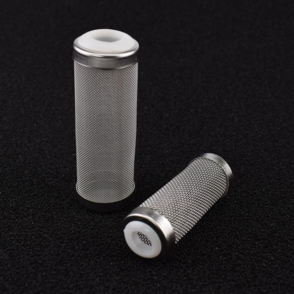 Fish Tank Filter Stainless Steel Inlet Case Mesh Shrimp Nets Special Cylinder Filters Inflow Inlet Protect Aquarium Accessories (Color : L) image number 3