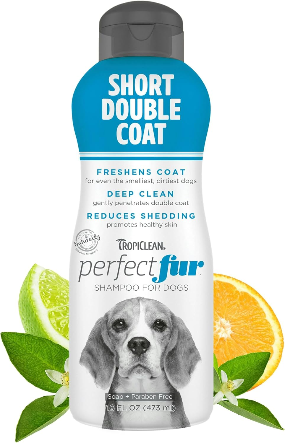 Tropiclean Perfect Fur Short Double Coat Shampoo for Dogs 473Ml image number 4