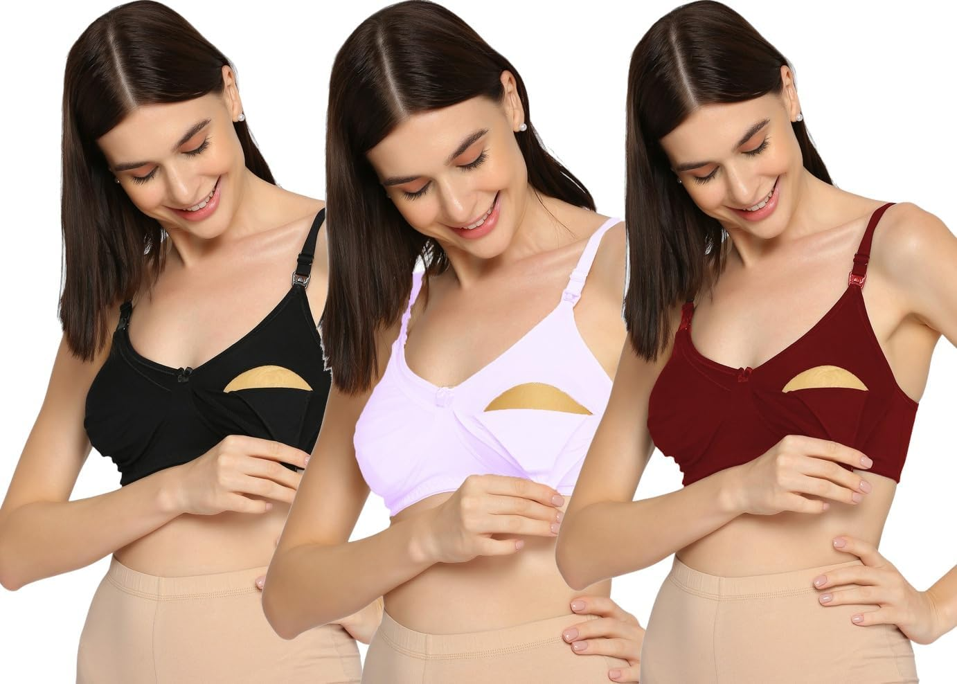 Women'S Cotton Full Cup Non-Wired & Non-Padded Feeding Bra | Nursing Bra | Maternity Bra