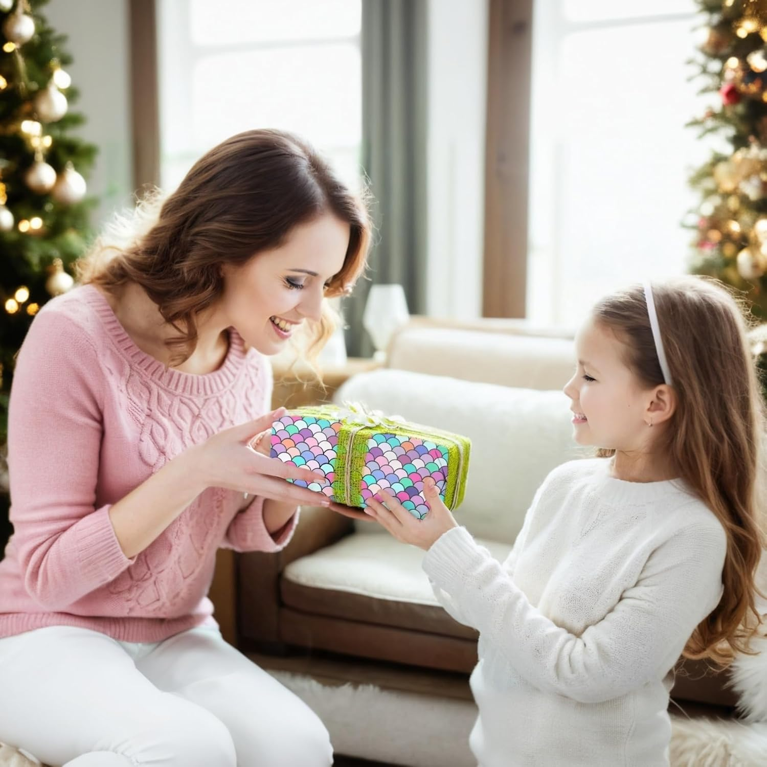 3 Rolls Birthday Wrapping Paper Roll Set - 17" X 118" Each, Vibrant Designs for Birthdays, Weddings, Graduations, All Occasions - for Gift Wrapping image number 3