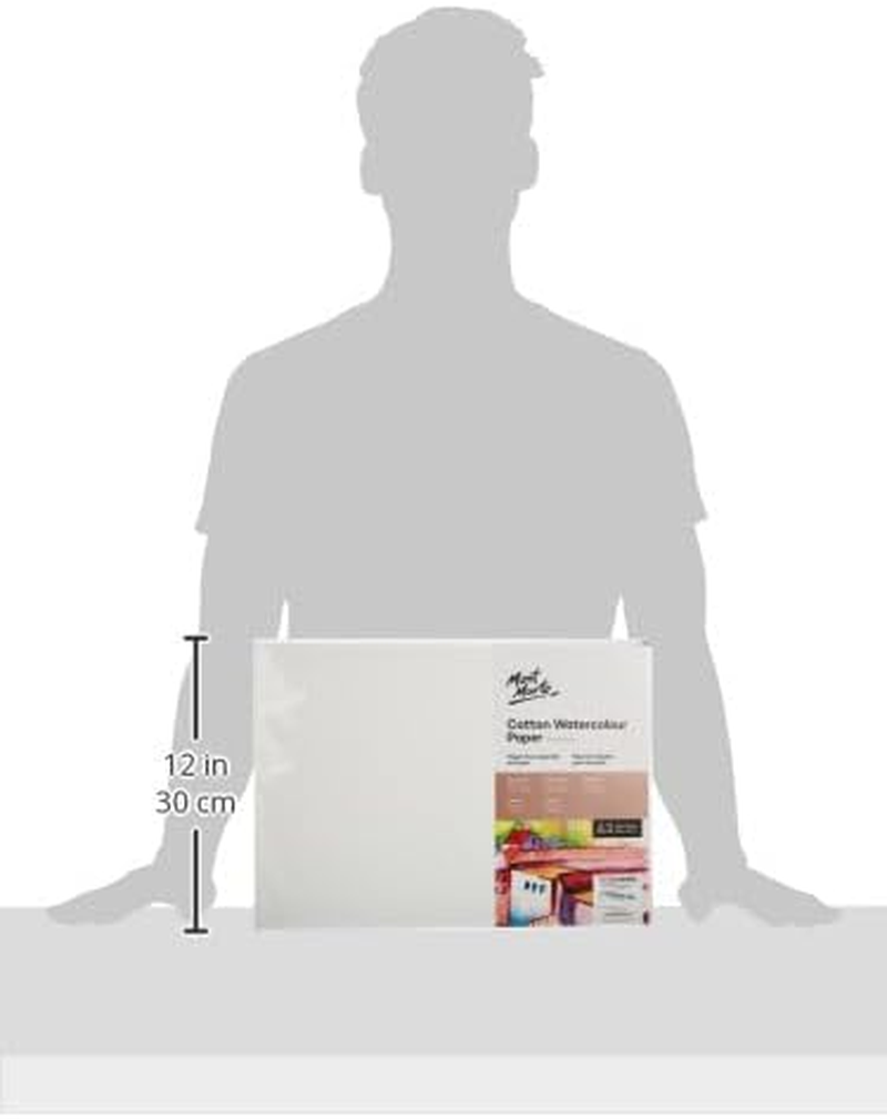 Mont Marte Artiste A3 300Gsm Cotton Watercolour Paper Pad, 5-Sheets image number 1