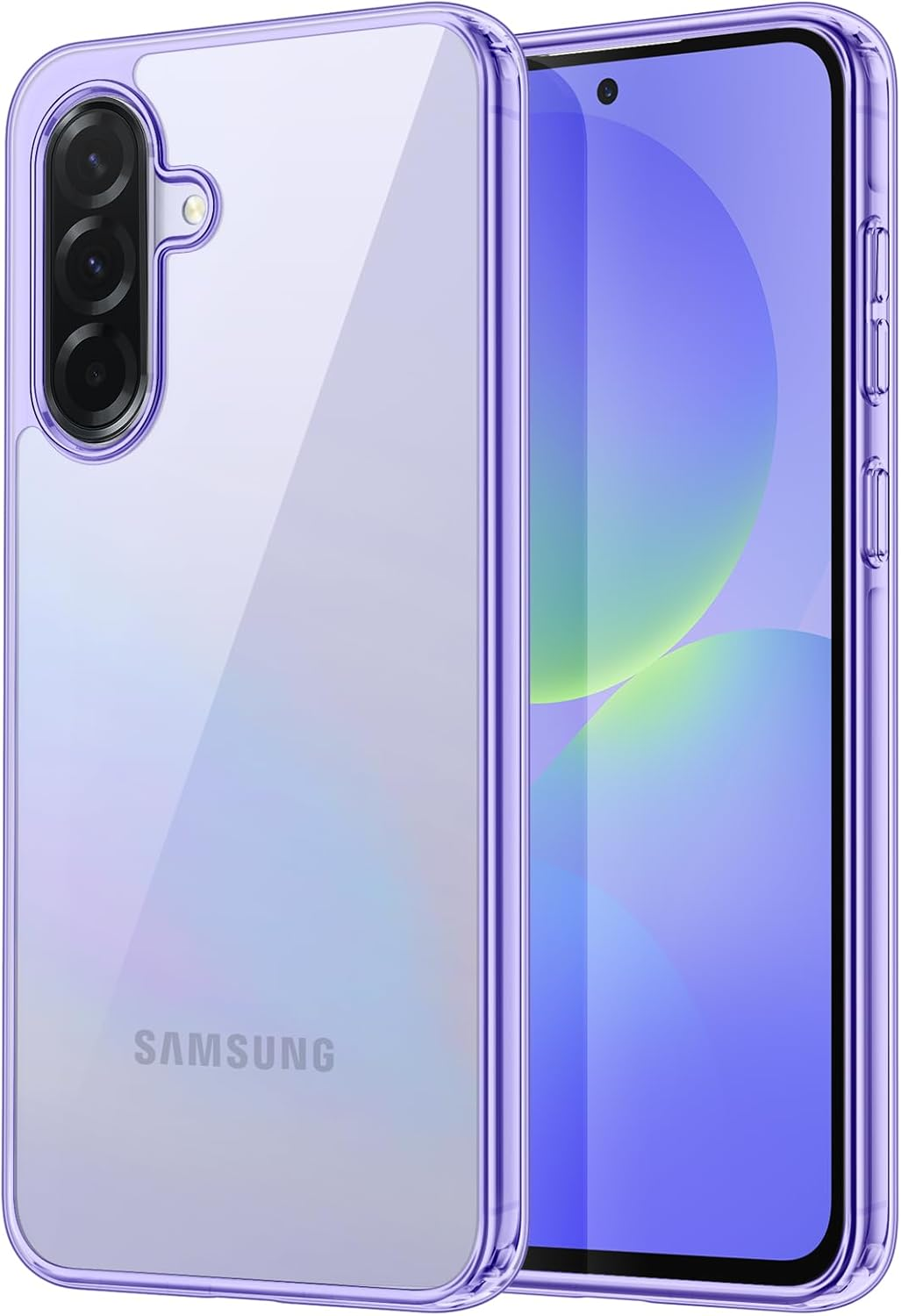 Jetech Case for Samsung Galaxy A36 5G, Non-Yellowing Shockproof Bumper Protective Phone Cover, Anti-Scratch Hard PC Back (Clear)