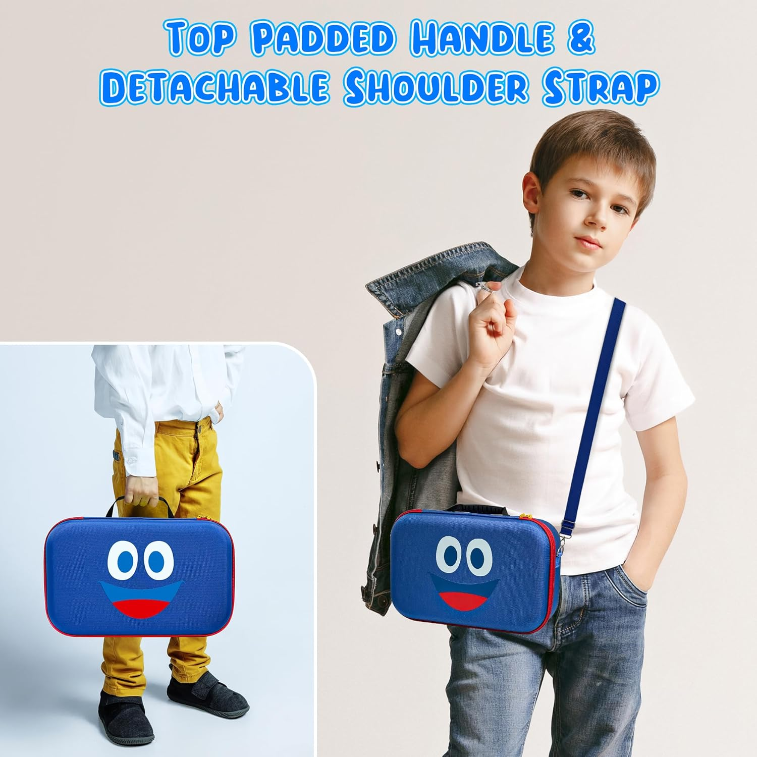 Carrying Case Compatible with Little Tikes Story Dream Machine Books Starter Set, Kids Toys Protective Storage Bag for Little Tikes for Storytime Audio Play, Storybooks, Character Collection(Box Only) image number 2