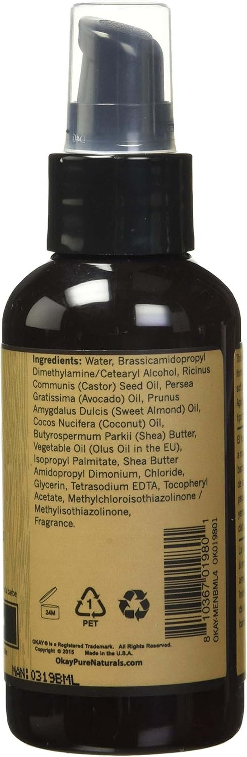 Okay Pure Naturals Men Beard Moisturizing Lotion 118 Ml image number 2