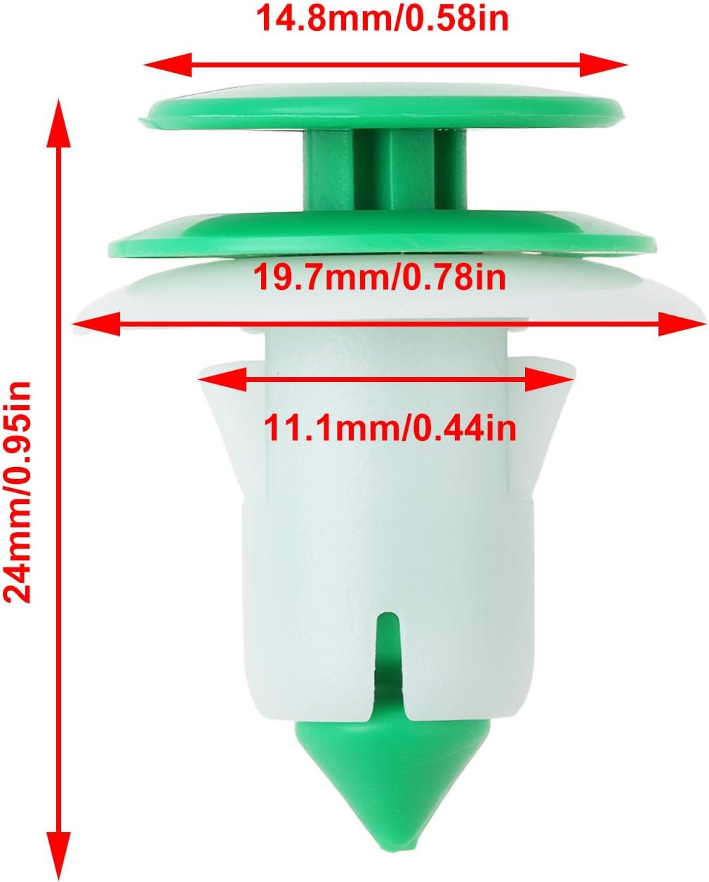 10Pcs Car Interior Door Panel Trim Retainer Clips Compatible with Chrysler and Compatible with Dodge image number 6