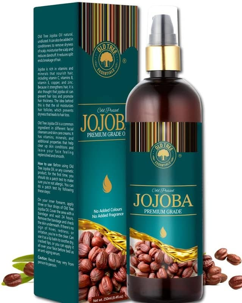 Old Tree Jojoba Oil Pure and Natural, 250Ml image number 2