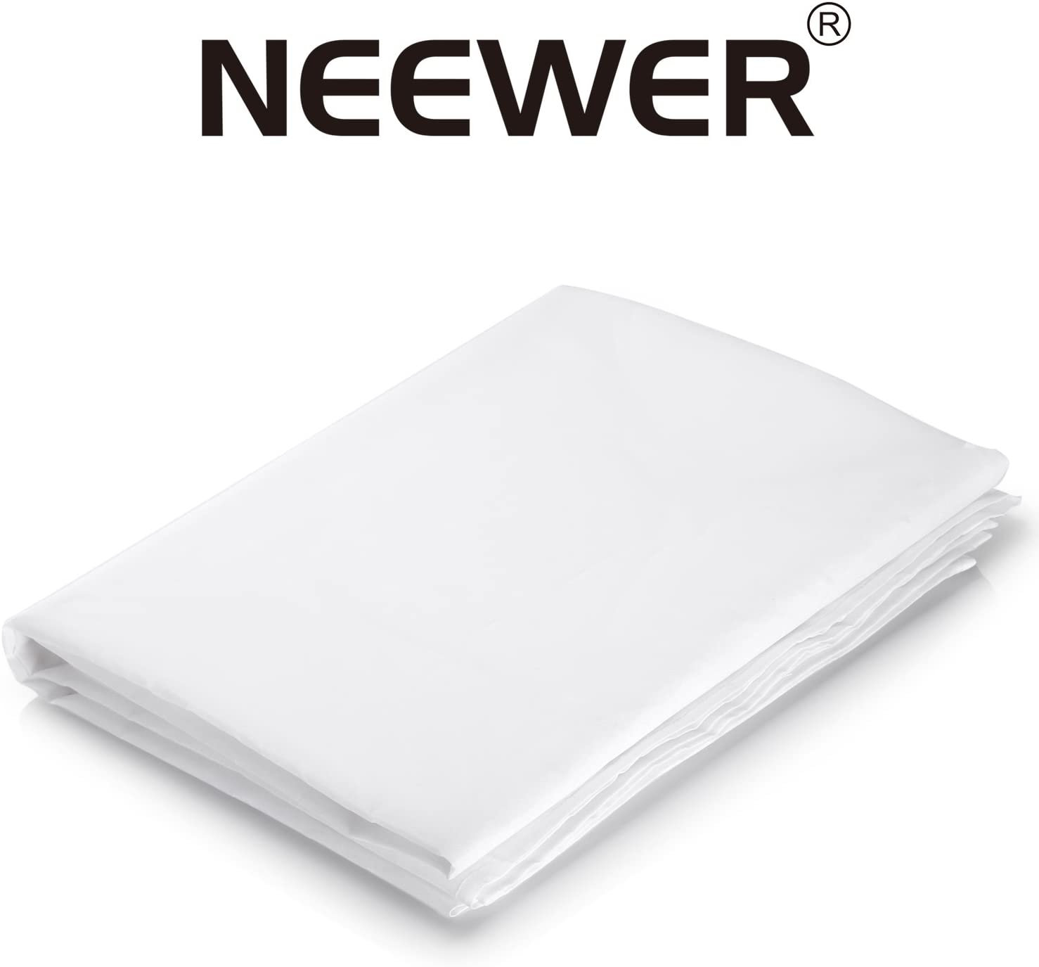 Neewer 20X5 Feet/6X1.5 Meters Polyester White Seamless Diffusion Fabric for Photography Softbox, Light Tent and DIY Lighting Modifier image number 6