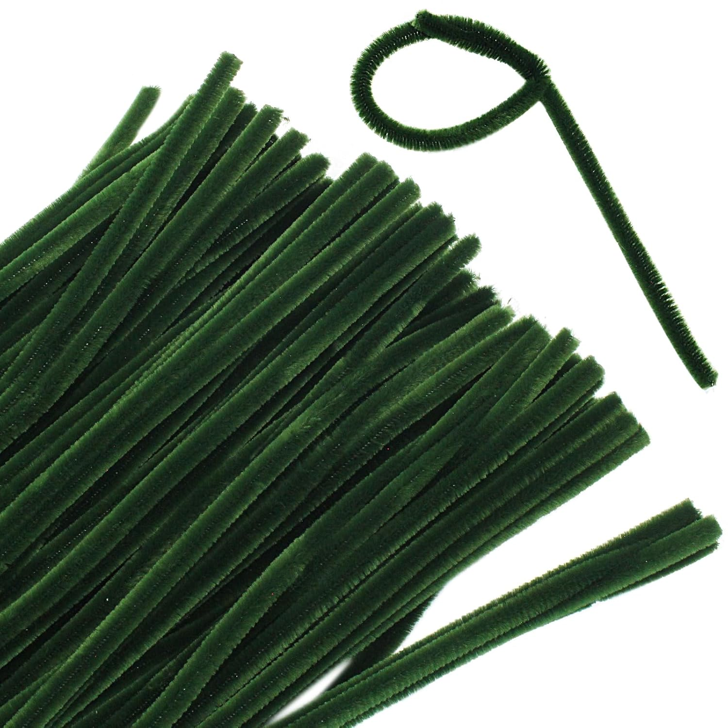 HARSKIYER 200 Pcs Pipe Cleaners Craft, Multicolor Chenille Stems Pipe Cleaners, DIY Pipe Cleaner Bulk 6Mm Fuzzy Pipe Cleaners for Crafting Arts Decorations Festivals (20 Color)