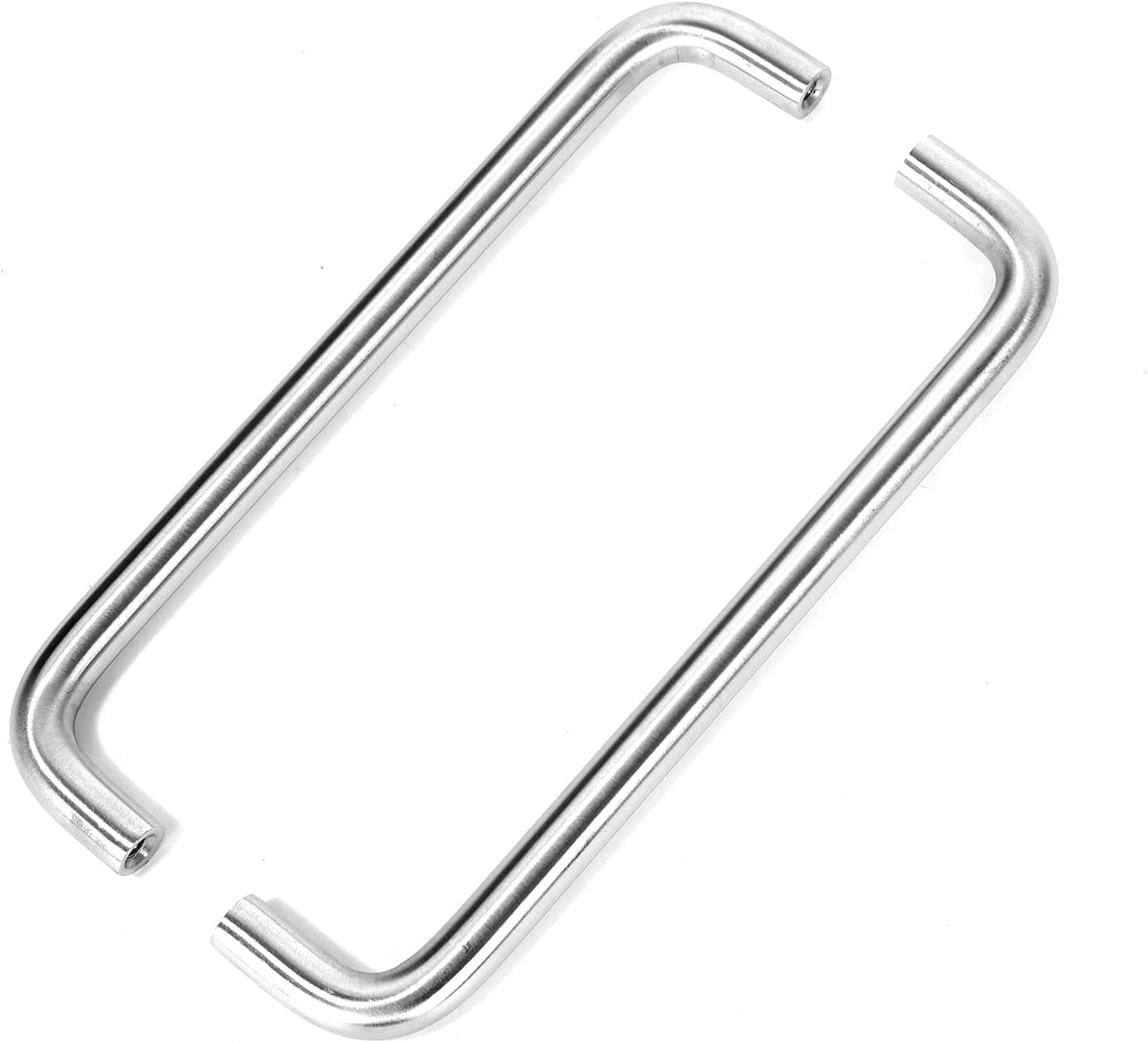 Ruimou 2Pcs Cabinet Pull,Cabinet Hardware,6.29''(160Mm) Center to Center, Stainless Steel Solid Handles with Screws for Kitchen Cabinet,Furniture Drawer Pulls (Curved Type Silver Pulls) image number 2