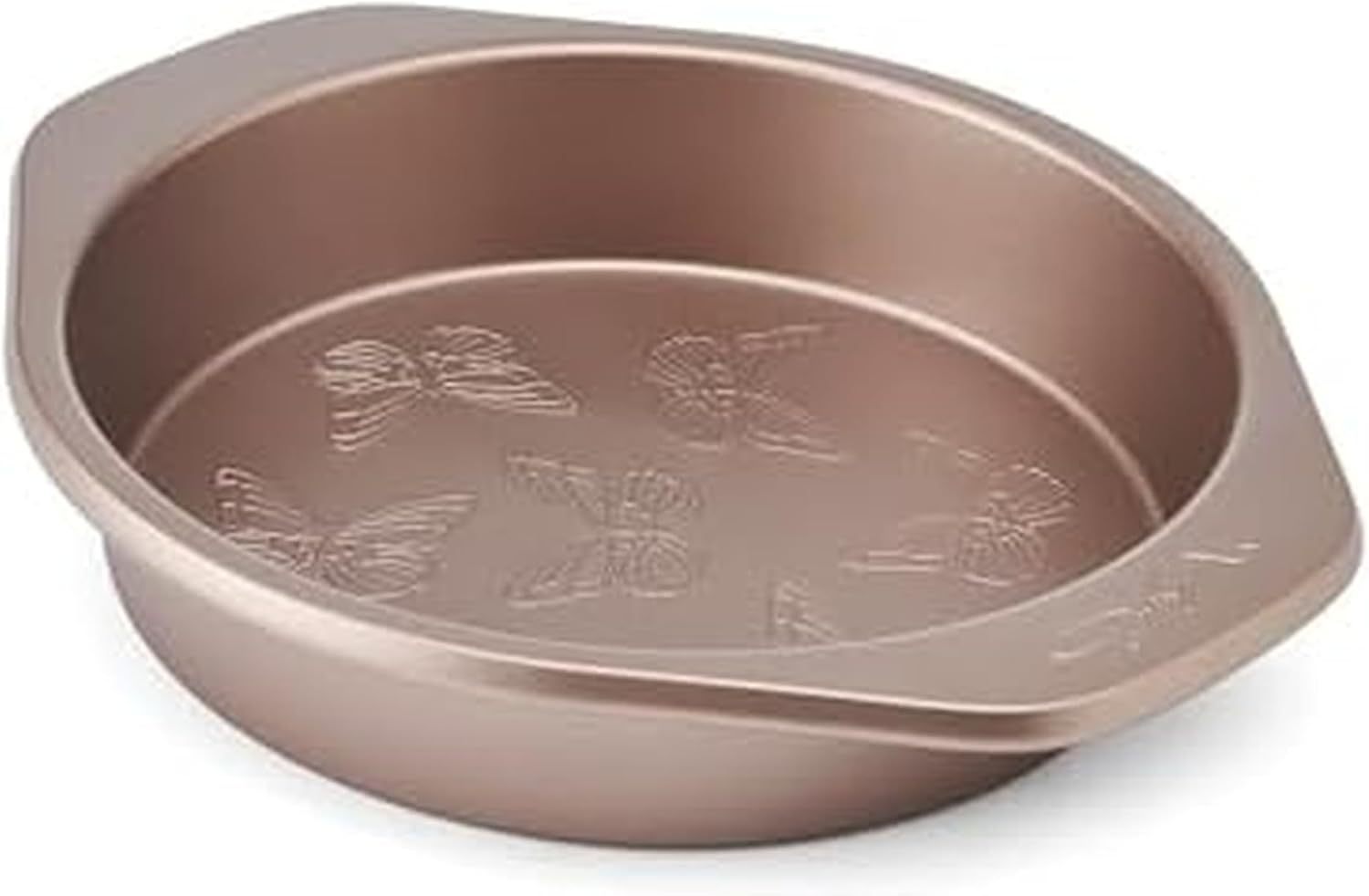 Dolly Parton Butterfly Stamp round Cake Pan &ndash; Carbon Steel Nonstick Bakeware with Textured Butterfly Design, Durable Rolled Rim, Oven Safe to 450F, Perfect for Cakes, Cheesecakes and Savory Bakes image number 3