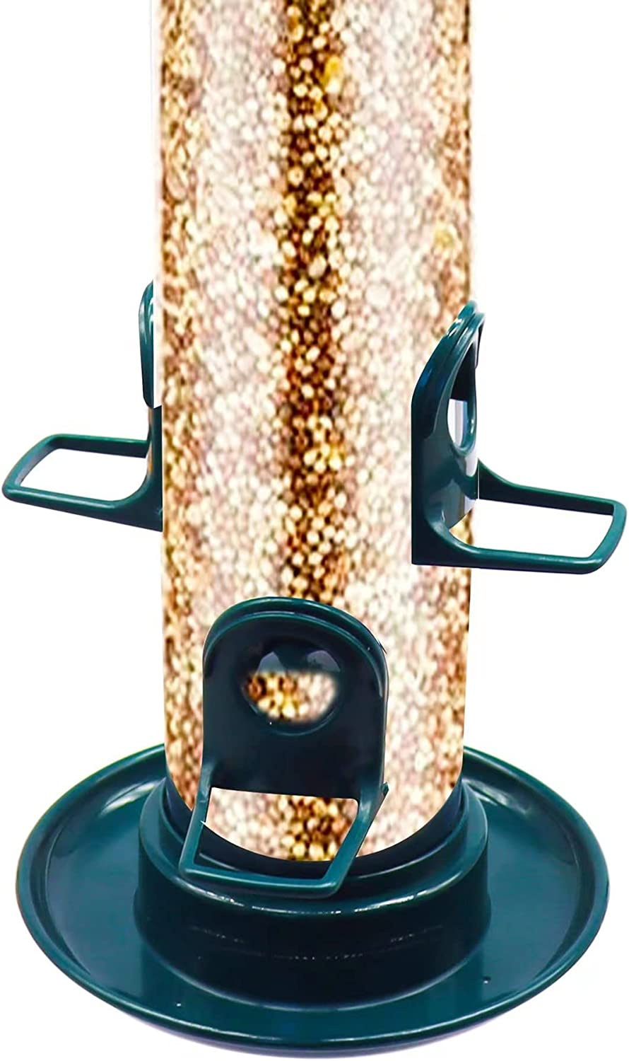 Wild Bird Feeder Plastic Bird Feeders for Outdoors Hanging Humming Bird Feeders for Garden Yard outside Decoration,Fits for Cardinals, Finches, Chickadees Etc. image number 1