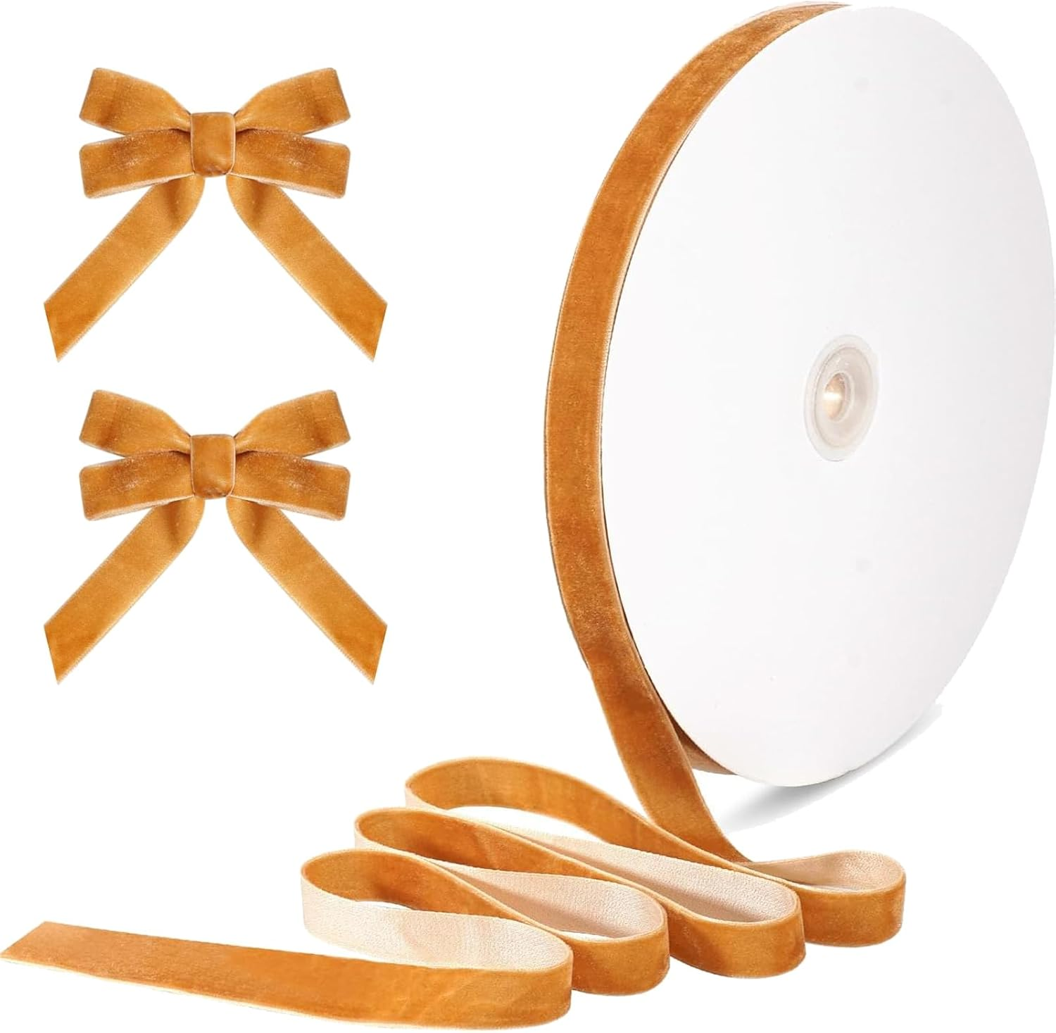 YQQZQ Vintage Velvet Ribbon, 10Mmwidth 22M Length,Ldeal for Gift Wrapping Craft Hairchoker Wrap Gifts for Mother'S Day (Green)