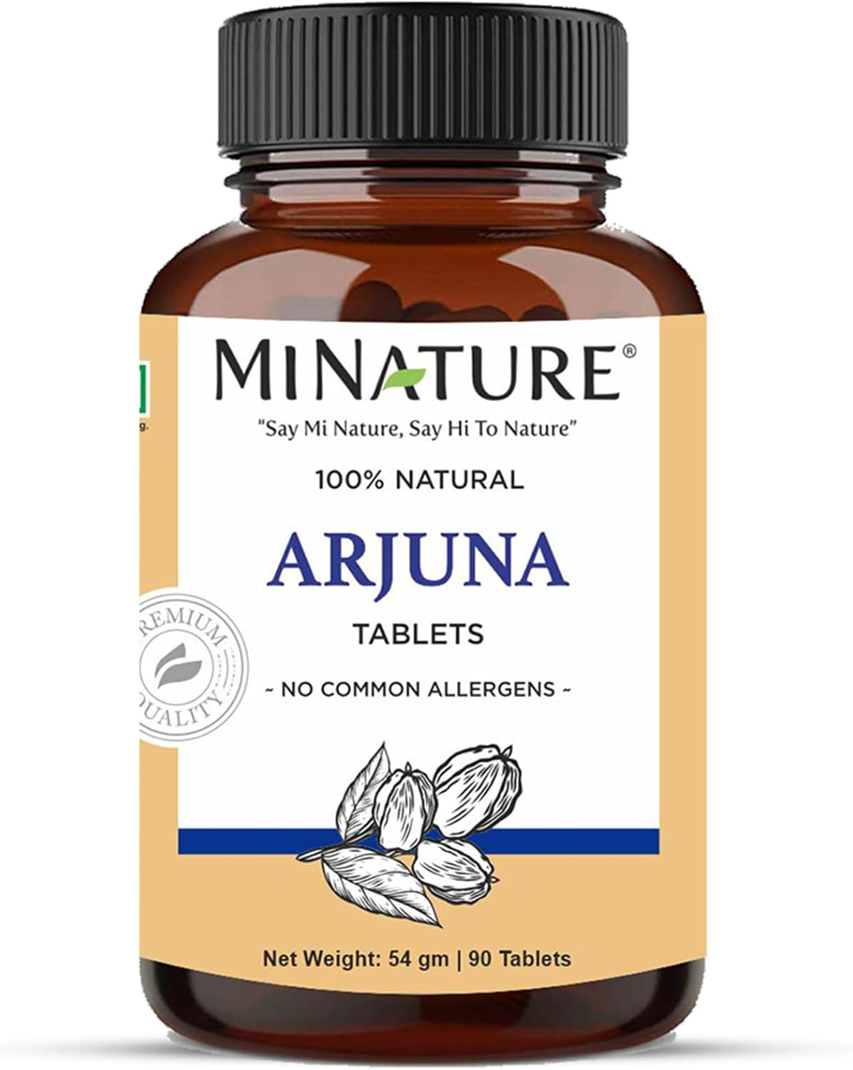 Arjuna Tablets by Mi Nature -90 Tablets, 1000Mg | 45 Day Supply | 100% Natural Arjuna Tablet | Arjun Bark | Saraca Indica | image number 4