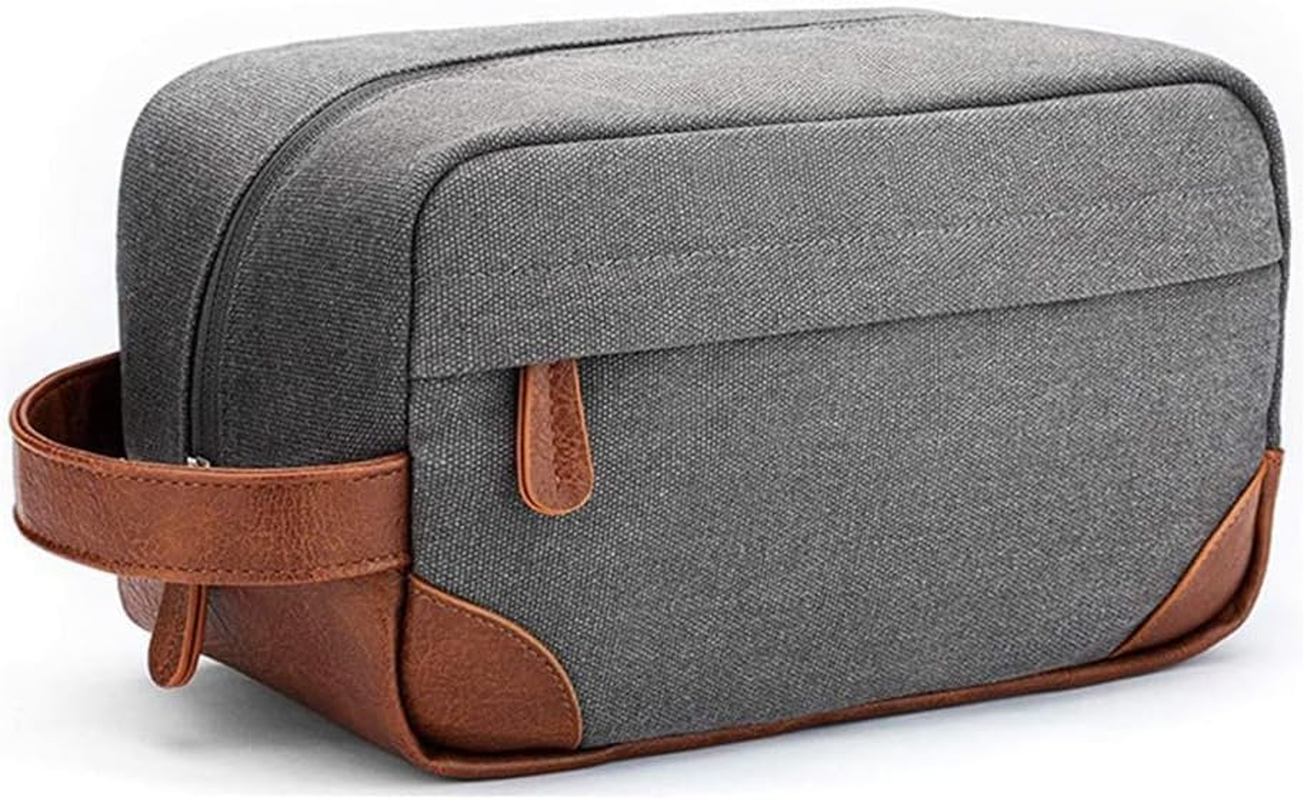 Toiletry Bag Hanging Dopp Toiletry Bag Kit Portable Travel Wash Toiletries Bag Shaving for Men Water Resistant Canvas Shaving Bag for Travel Organizer Storage for Accessories Resistant Cosmetic Bag