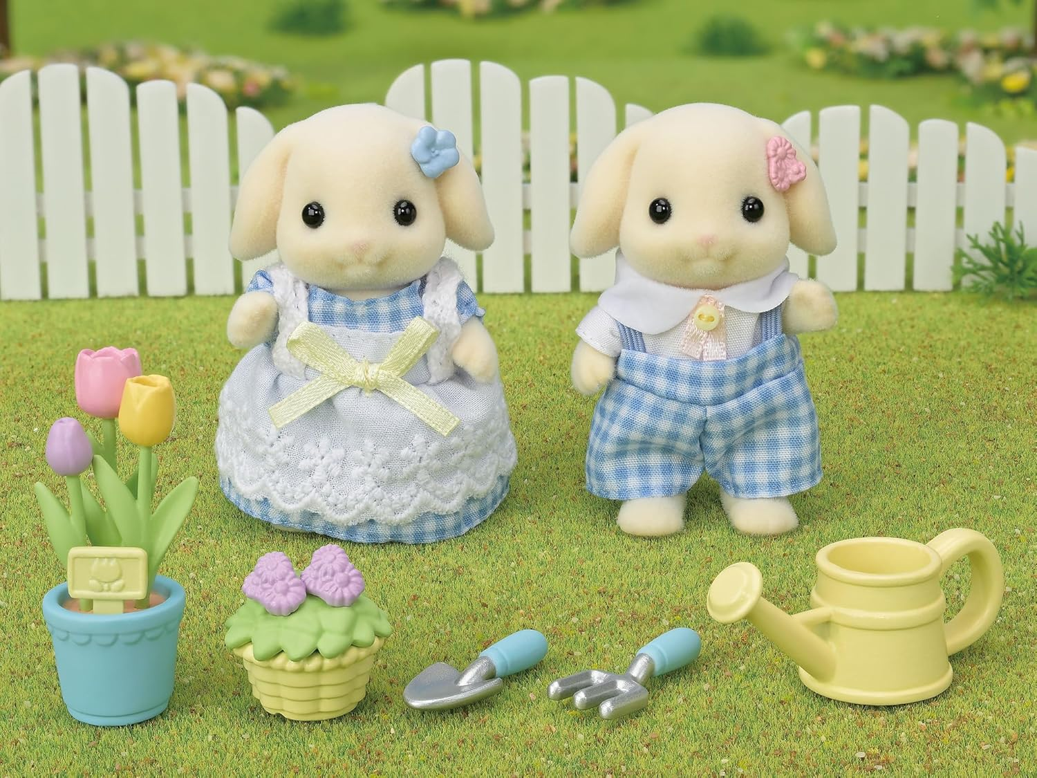 Sylvanian Families - Blossom Gardening Set - Flora Rabbit Sister & image number 3
