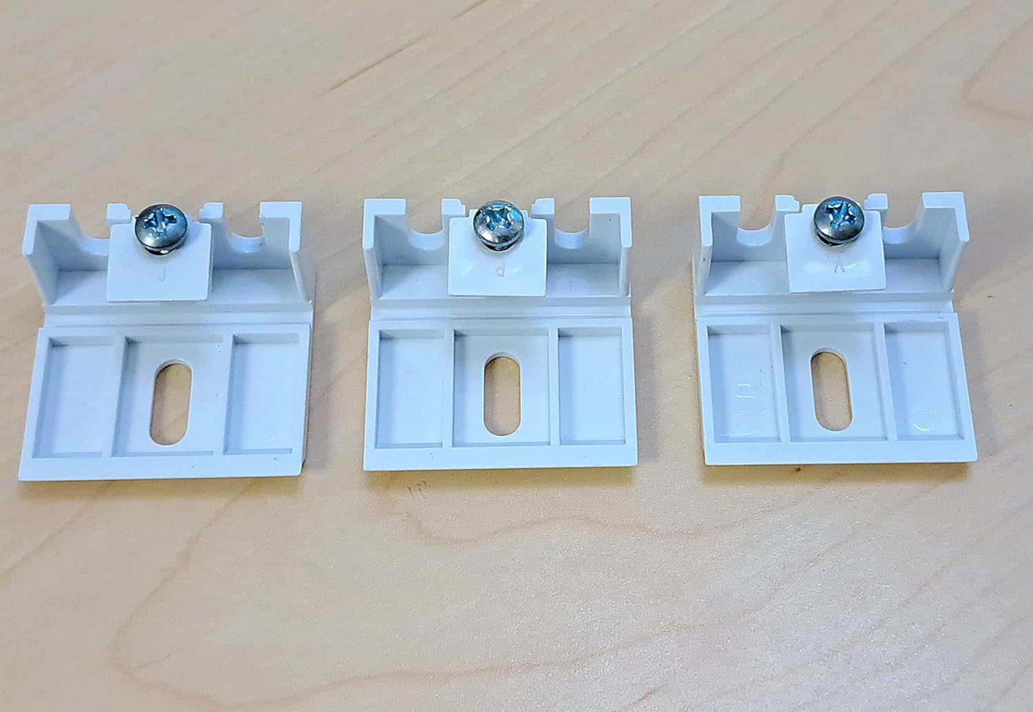 Qty 2Pc and 3Pc. Brackets KIT for Honeycomb, Cellular, Duette, Applause Shades. Fit Hunter Douglas, Turnils, ALTA, Comfortex, M&B... (1 3/4" Long, 3/8" Cell, Small, 3)