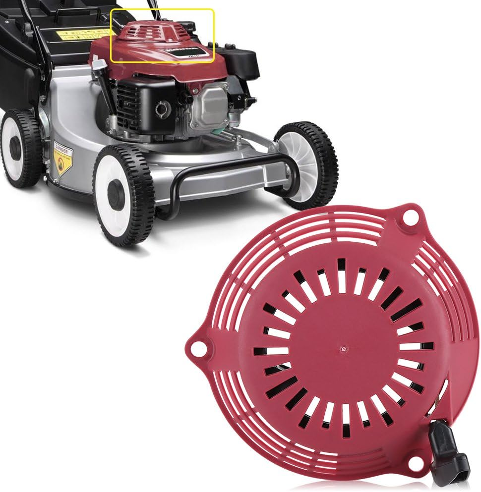 Lawn Mower Recoil Starter, Lawn Mower Engine Motor Pull Start Recoil Starter Rewind Kit Replacement Accessories for Honda GCV135 GCV160 EN2000