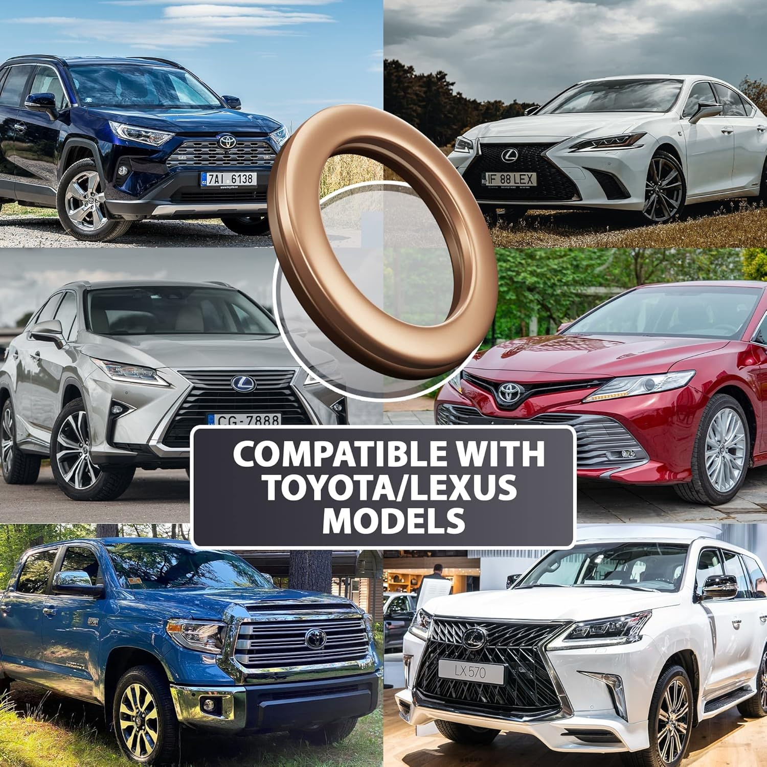 15 Pcs Oil Drain Plug Gasket - 14Mm Cooper Crush Washer Oil Drain Plug - Replacement for Mercedes Oil Crush Washer OEM PN 007603-014106 by AUTOMAJOR image number 2