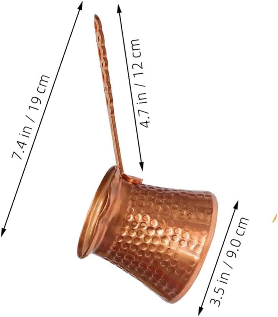 CHICAMPERA Turkish Coffee Pot 320Ml Aluminium Alloy Professional Espresso Kettle for Tea and Coffee Brewing at Home and Restaurant image number 1