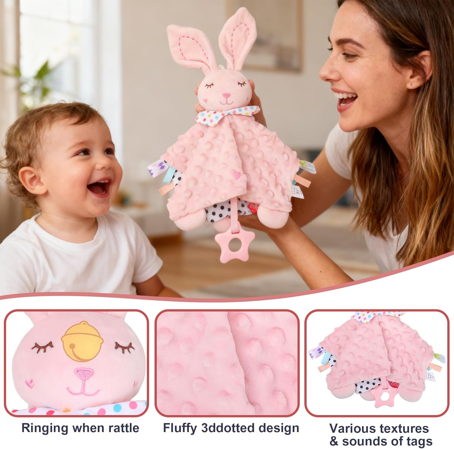 Baby Boy Gifts Basket for Newborn, 16Pcs Baby Shower Gifts Including Pink Clothes, Blanket, Bibs, Socks, Keepsake Card, Unique Baby Shower & Newborn Gift Idea