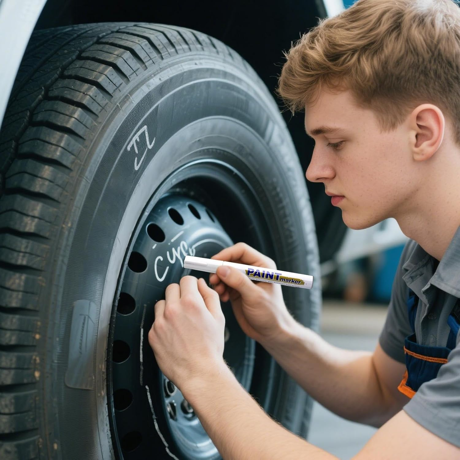 Car Touch up Paint Pen | Vehicle Swirl Removal Pencil - Waterproof Scratch Renew Pen for Buffing Rubbing Polishing Detailing Paint Correction Automotive Restoration