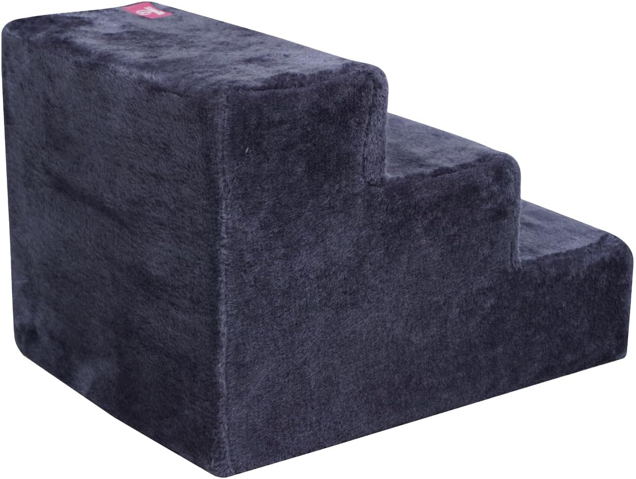 YES4PETS 3 Steps Plush Pet Dog Cat Puppy Stairs Washable Cover Ramp Ladder