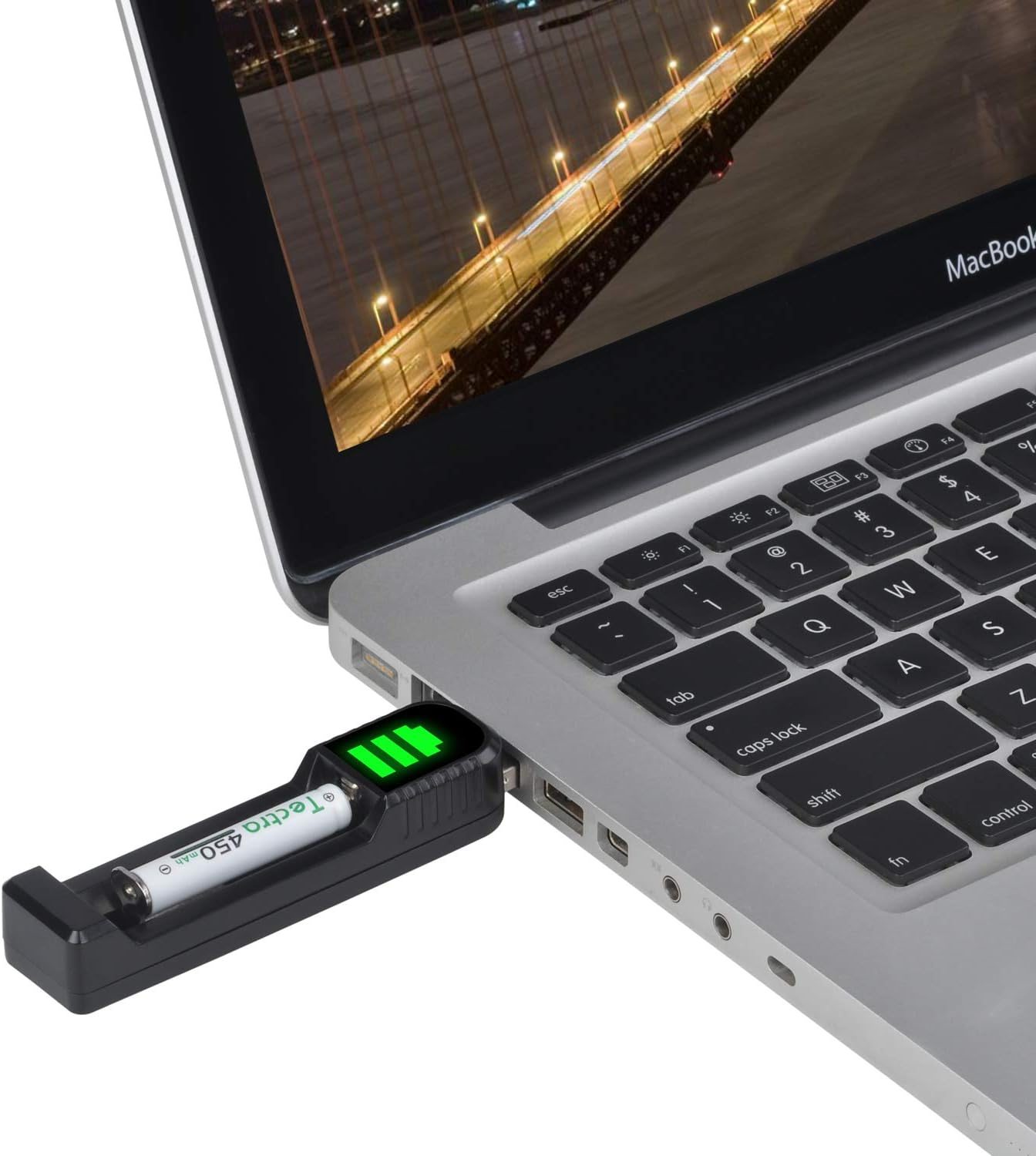 Tectra 2X AAAA Batteries, Ni-Mh AAAA Rechargeable Battery + LED USB Charger for Surface Pen, Active Stylus, LED Candle, Flashlight, Portable CD, MP3 Players, Digital Camera and More image number 2