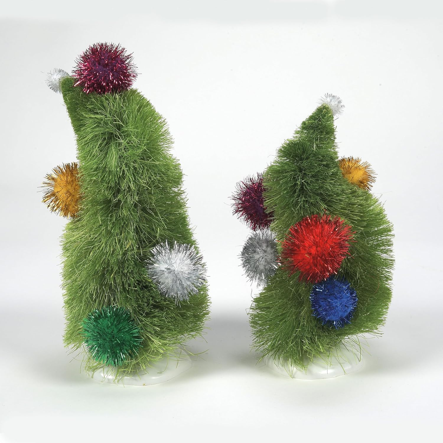 Department 56 Grinch Villages Wonky Trees, Set of 2 image number 1