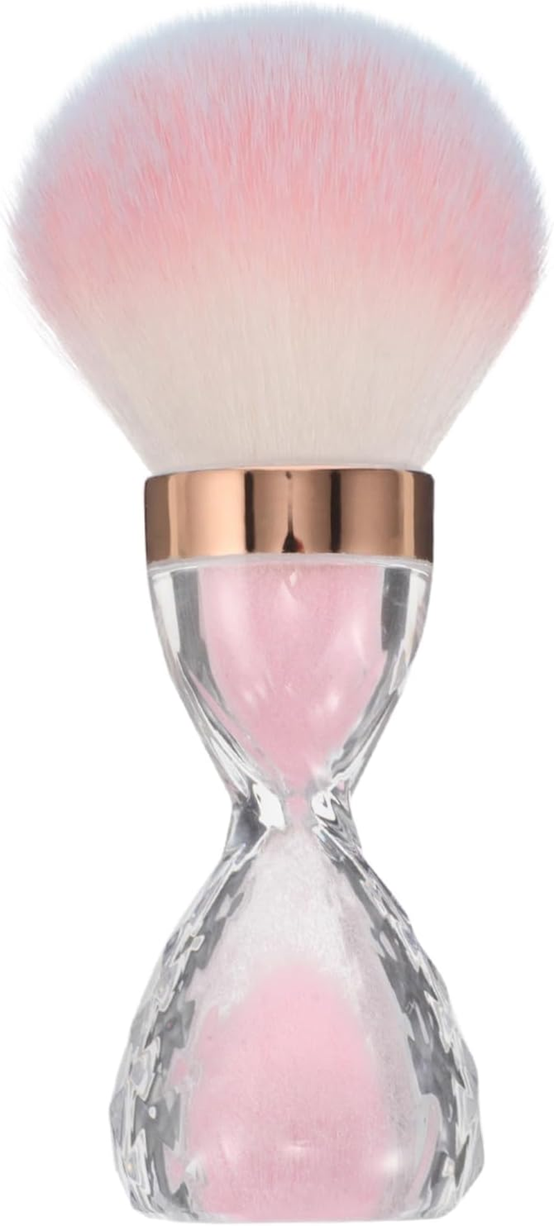 Healeved Nail Art Cleaning Brush Soft Head Dust Collector Brush for Makeup Powder Nail Polish Remover