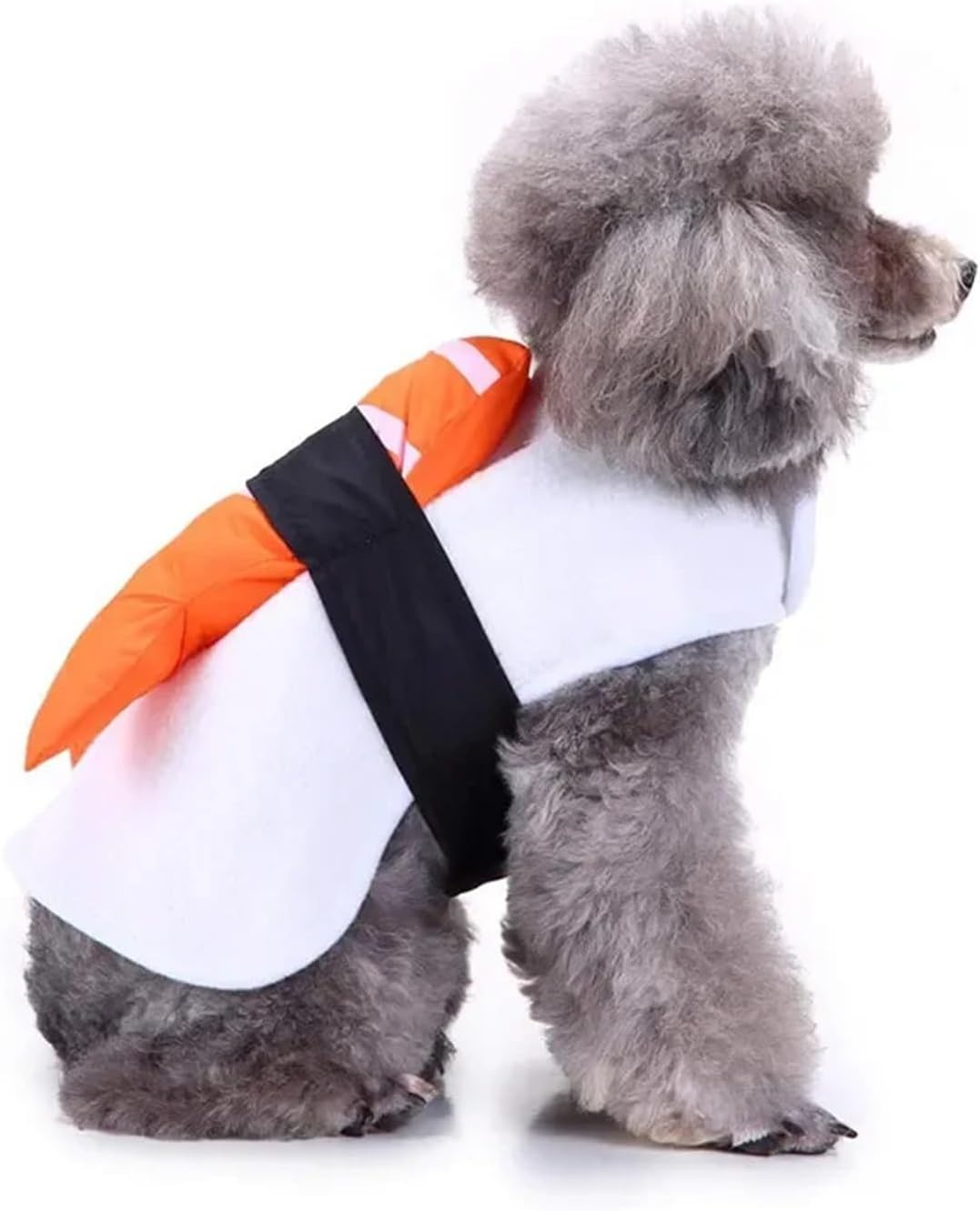 Dog Clothes Pet Costume Dog Fancy Dress Apparel Funny Cosplay Dog Burgers Pizza Sushi Clothes Puppies and Kitten Warm (Color : C, Size : M) image number 6