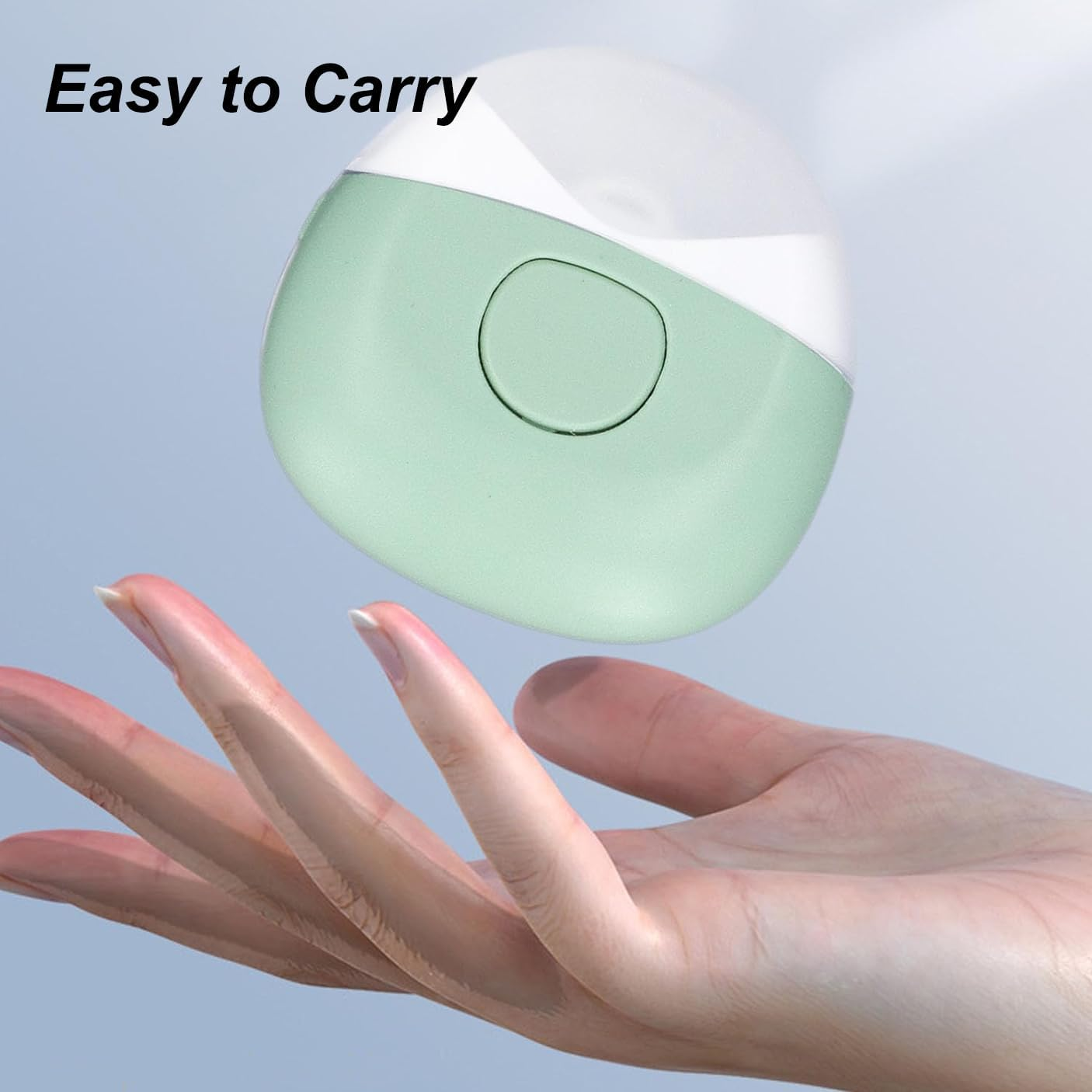 Lancoon Electric Nail Polisher with Safety Light Low Noise Nail Scraps Storage 2 Speeds Rechargeable Nail Clipper Stainless Steel Blade for Babies Seniors Home Office