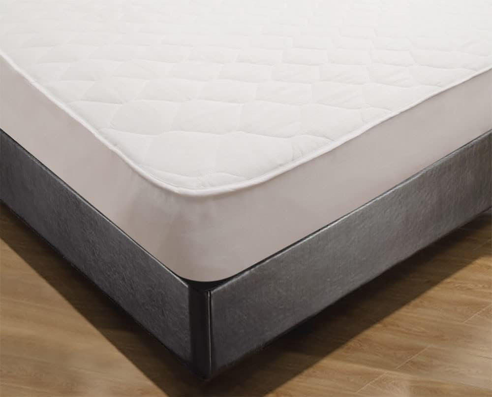 Shangri-La Polycotton Fitted Mattress Protector, Single image number 2