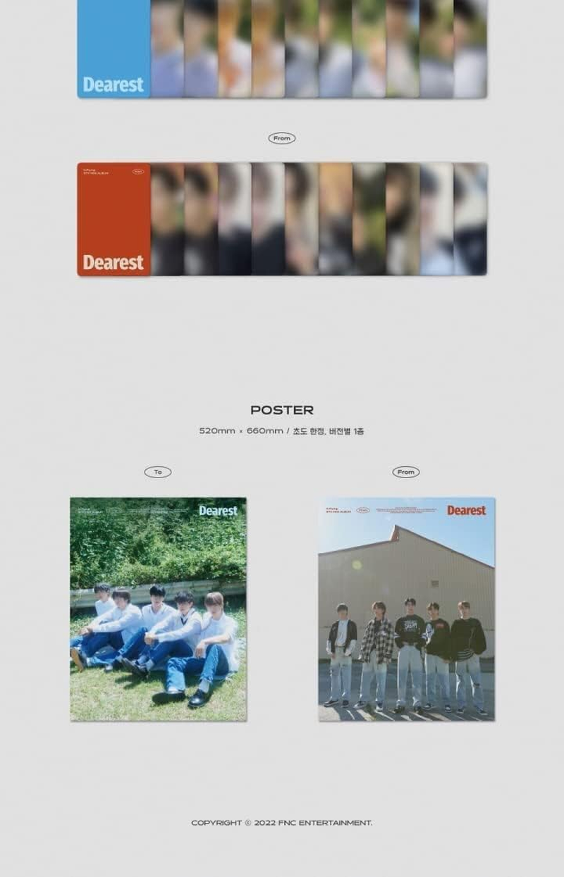 N.Flying Dearest 8Th Mini Album from Version Cd+92P Booklet+1P 3Cuts Photo+1P Postcard+1P Unit Photocard+2P Selfie Photocard+Tracking Sealed image number 5