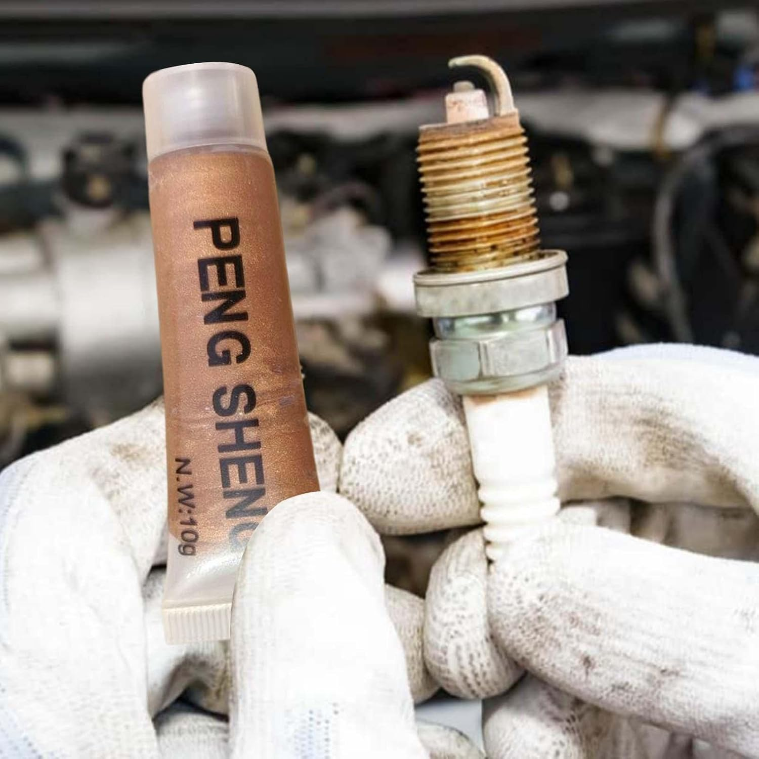 Anti-Squeak Brake Paste - High Temperature Brake Grease | Fast-Acting Anti-Seize Grease for Cycles, Dishwashers, Oven Grills Wynott image number 6