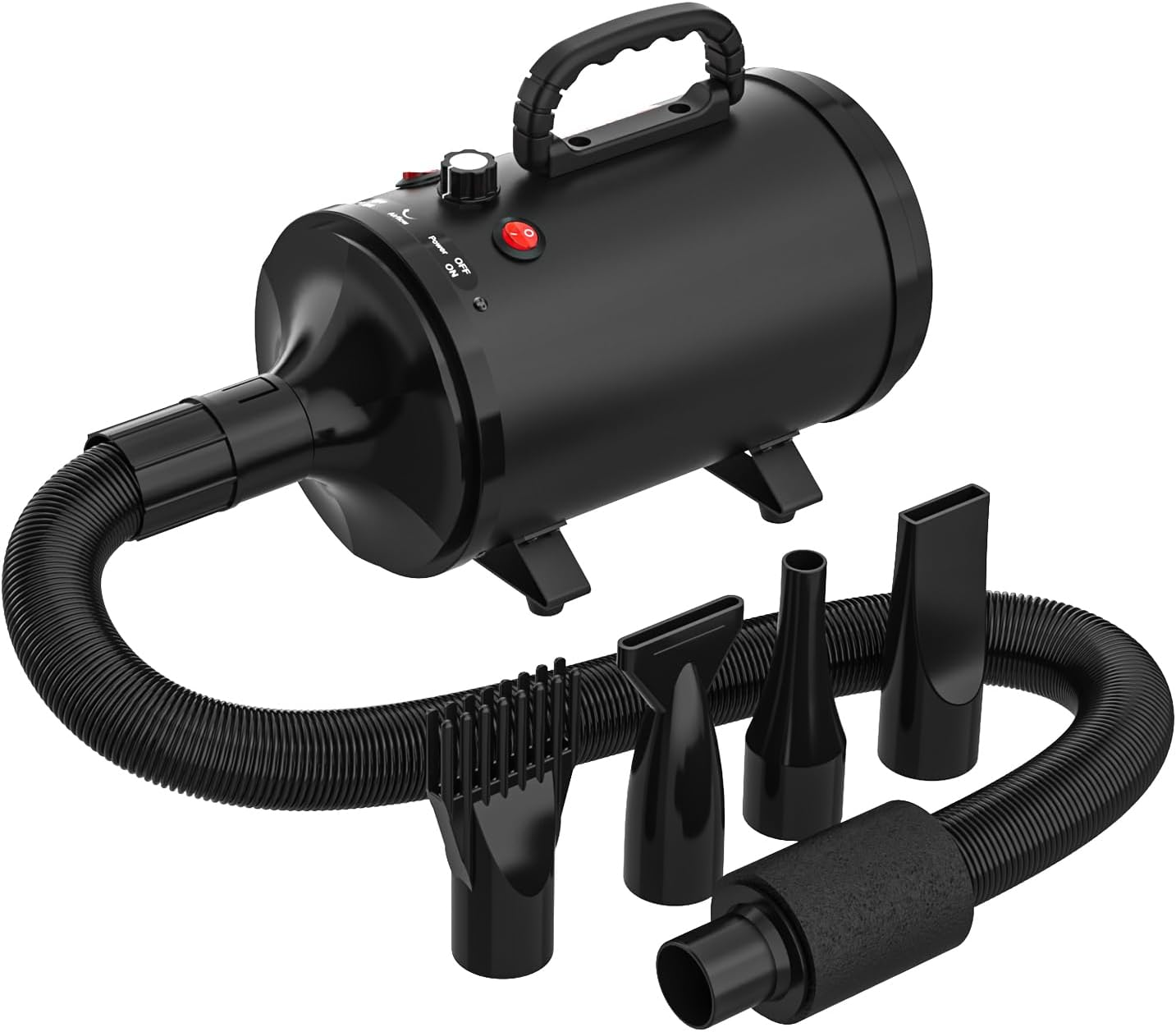 OPPSBUY Pet Dryer, Pet Grooming Hair Dryer with Heater, Home Dog Hair Dryer with Adjustable Wind Speed, Flexible Hose image number 3