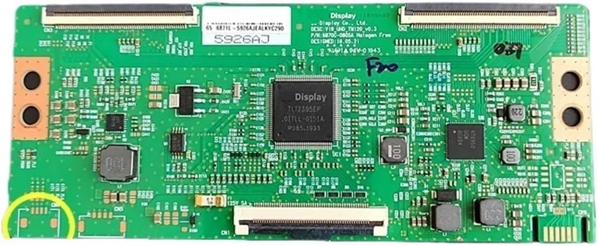 6870C-0805A 6871L-5926A 6871L-5898A T-Con Board 5926AJ 5898Aj，Compatible for Philips 55PFL5602/F7 TV Logic Board(55 Inch) image number 2
